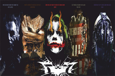 

the dark knight to me nemes is trilogy Poster Paper Print(18 inch X 12 inch, Rolled)