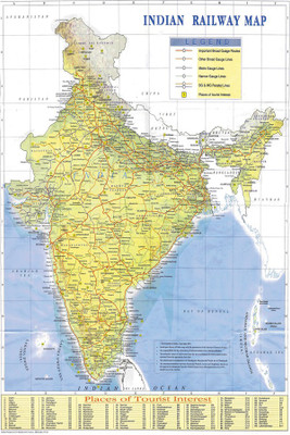

rail-map Poster Paper Print(18 inch X 12 inch, Rolled)