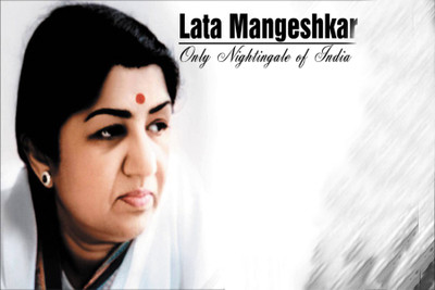 

lata mageshkar poster Poster Paper Print(18 inch X 12 inch, Rolled)