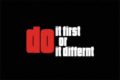 

do it first or it diffrent poster Poster Paper Print(18 inch X 12 inch, Rolled)