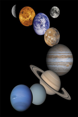 

color are the planets Poster Paper Print(18 inch X 12 inch, Rolled)