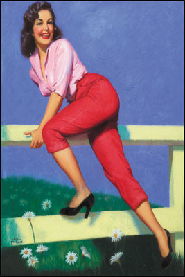 

moran-posing.on.the Poster Paper Print(18 inch X 12 inch, Rolled)