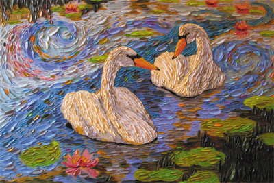 

beautyful panting love poste Poster Paper Print(18 inch X 12 inch, Rolled)