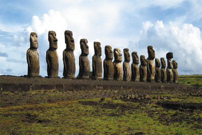 

moaiEasterIsland02 Poster Paper Print(18 inch X 12 inch, Rolled)