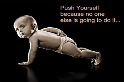 

Cute Kid With Motivational poster Poster Paper Print(18 inch X 12 inch, Rolled)