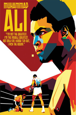 

muhammad ali. Poster Paper Print(18 inch X 12 inch, Rolled)