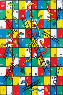 

snakes-and-ladders Poster Paper Print(18 inch X 12 inch, Rolled)