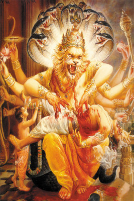 

Nrsimhadeva poster Poster Paper Print(18 inch X 12 inch, Rolled)