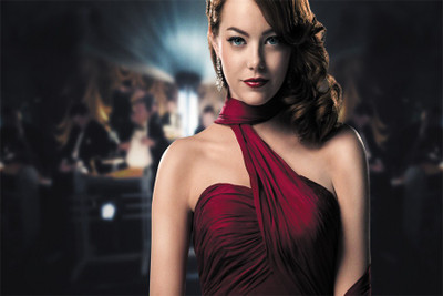 

emma stone poster12 Paper Print(18 inch X 12 inch, Rolled)