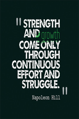 

Strength-quotes-5 Poster Paper Print(18 inch X 12 inch, Rolled)