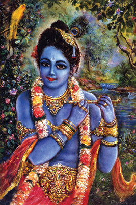 

Sri_Krishna_large Poster Paper Print(18 inch X 12 inch, Rolled)