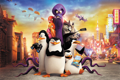 

penguins-of-madagascar -cartoo…pus-28 Poster Paper Print(18 inch X 12 inch, Rolled)