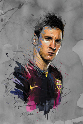 

Lionel-Messi poster3 Poster Paper Print(18 inch X 12 inch, Rolled)