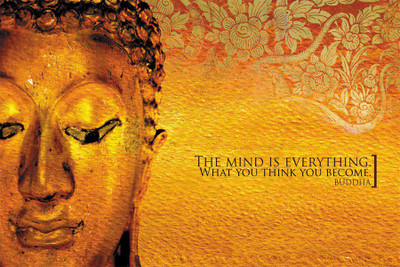 

mind-buddha-quote poster Poster Paper Print(18 inch X 12 inch, Rolled)