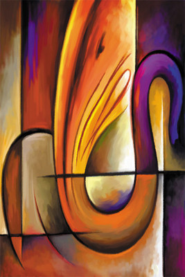 

lord-ganesha-painting Poster Paper Print(18 inch X 12 inch, Rolled)