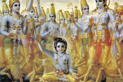 

krishna poster1 Poster Paper Print(18 inch X 12 inch, Rolled)