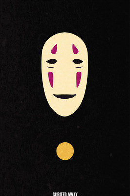 

minimalist spirited away postert Poster Paper Print(18 inch X 12 inch, Rolled)