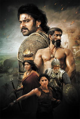 

bahubali-2 poster5 Paper Print(18 inch X 12 inch, Rolled)