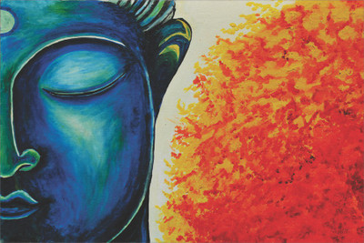 

long budha Poster Paper Print(18 inch X 12 inch, Rolled)