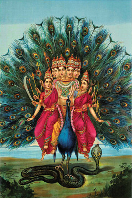 

Sri_Shanmukaha_Subramania_Swami Poster Paper Print(18 inch X 12 inch, Rolled)