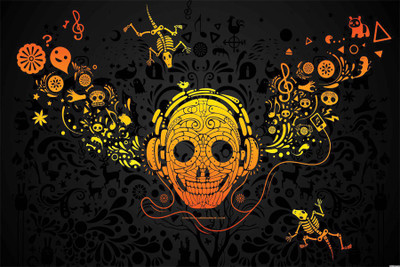 

Skeleton-Tattoo-Poster-3. Poster Paper Print(18 inch X 12 inch, Rolled)