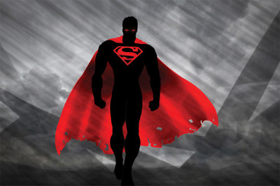

Superman Rad Black. Poster Paper Print(18 inch X 12 inch, Rolled)