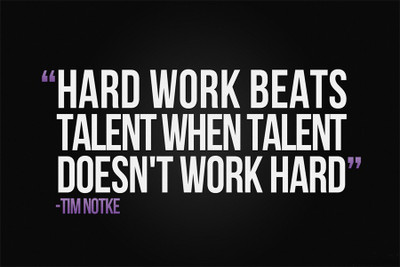 

hard work beats poster Poster Paper Print(18 inch X 12 inch, Rolled)