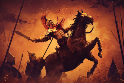 

ryse-son-of-rome-soldier-horse-b…-sword. Poster Paper Print(18 inch X 12 inch, Rolled)