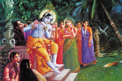 

krishna-syamasundara poster Poster Paper Print(18 inch X 12 inch, Rolled)
