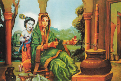 

Krishna-as-Damodar. Poster Paper Print(18 inch X 12 inch, Rolled)