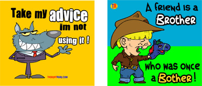 

TAKE MY ADVICE BROTHER Paper Print(12 inch X 12 inch, Rolled)