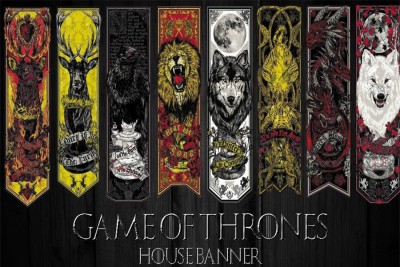 

RadhaKripa game-of-thrones-house-banner Paper Print(18 inch X 12 inch, Rolled)