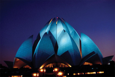 

The Lotus Temple Delhi Poster Paper Print(18 inch X 12 inch, Rolled)