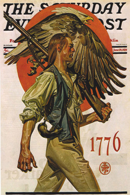 

man with eigle poster Poster Paper Print(18 inch X 12 inch, Rolled)