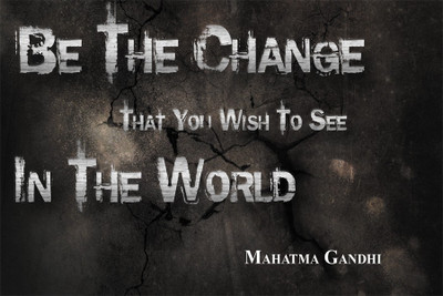 

mahatma gandhi qoete poster2 Poster Paper Print(18 inch X 12 inch, Rolled)