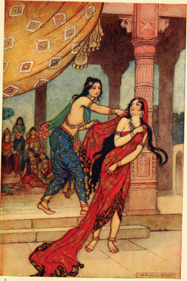

THE_ORDEAL_OF_QUEEN_DRAUP…e_1913 Poster Paper Print(18 inch X 12 inch, Rolled)