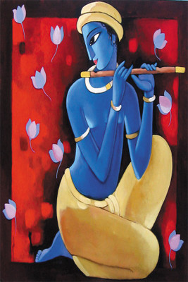 

krishna poster. Poster Paper Print(18 inch X 12 inch, Rolled)