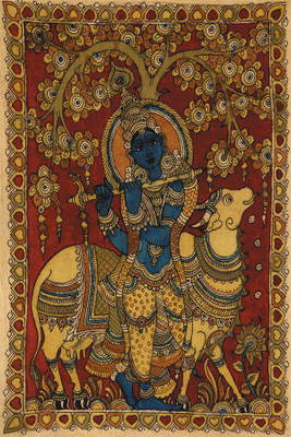 

kalamkari paintings Poster Paper Print(18 inch X 12 inch, Rolled)