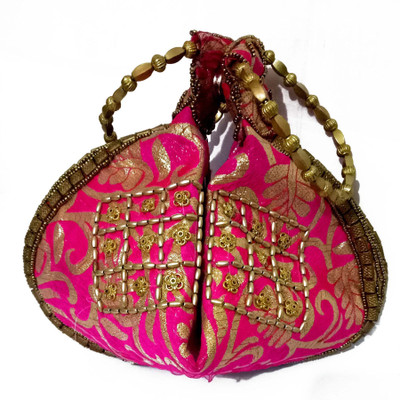 

AVS Polo Desinger Batua Potli(Pink)