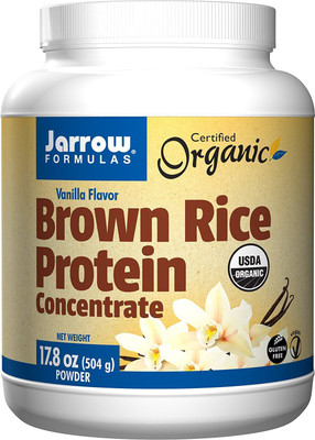 Jarrow Formulas Brown Rice Protein Concentrate 17.8 oz (504 gm) Vanilla Flavor Protein Cereal(504 g, Vanilla) Jarrow Formulas Brown Rice Protein Concentrate 17.8 oz (504 gm) Vanilla Flavor Protein Cereal(504 g, Vanilla)