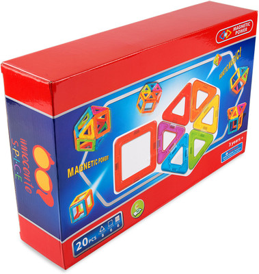 

Spice Innocente Multicoloured Magnetic Construction Set for Kids(20 Pieces)