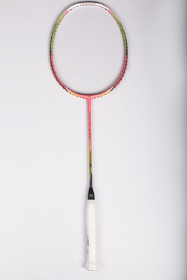 Li-Ning N7 II Light Pink Strung Badminton Racquet(G1 - 4 Inches, 75 g)