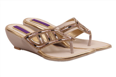

STYLEBEACH Women Beige Wedges