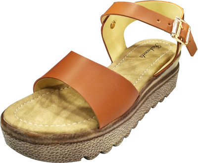 

Fashionitz Women Orange Sandals