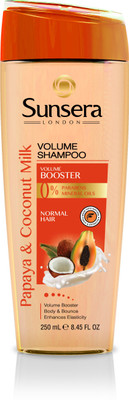 

Sunsera PAPAYA & COCONUT MILK VOLUME BOOSTER SHAMPOO 250ml(250 ml)