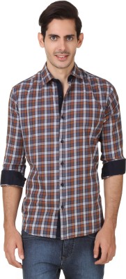 

Smith Soul Men's Checkered Casual Brown, Grey Shirt, Blue;brown