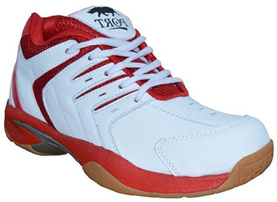 

Port Spark Badminton Shoes For Men(Red