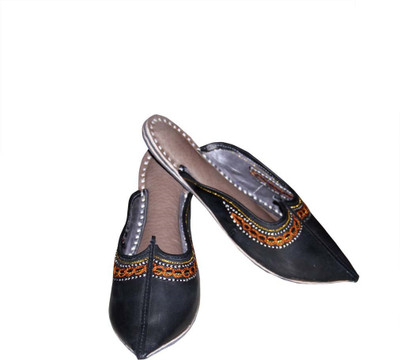 

Bharat Plaza Mojaris For Women(Black