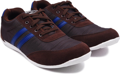 

Andrew Scott Men's Coffee Synthetic Sneakers For Men(Brown, Blue