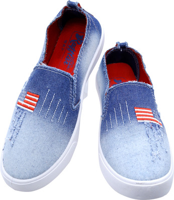 

FOOTSTAIR Sneakers For Men(Blue, Blue white